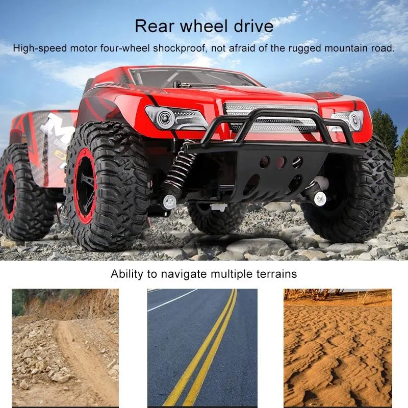 1 16 Wireless r / c Drift Car - 2.4g Remote Control Off-road 4wd Yellow