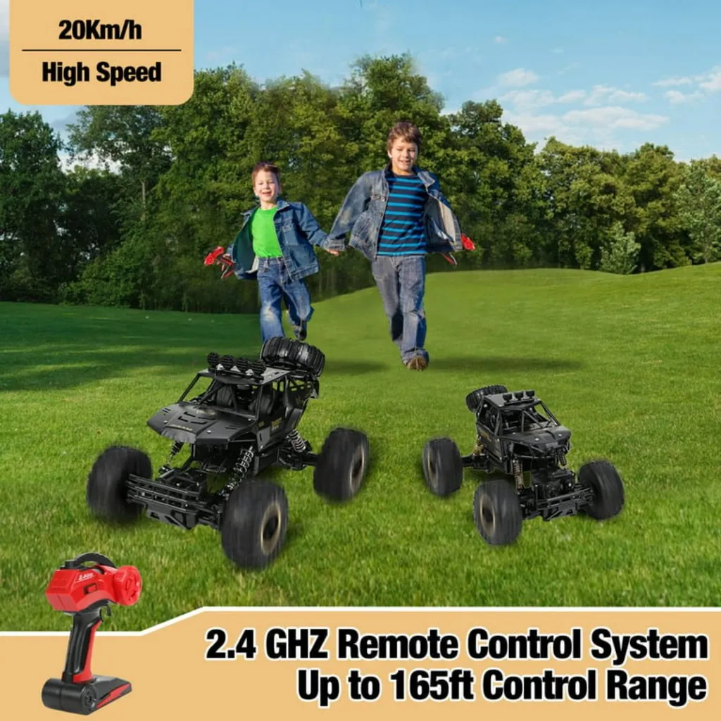 4WD 1:12 Climbing Car 2.4GHz Double Motors Drive Carro Remote Control Model Off-Road Vehicle (37cm)