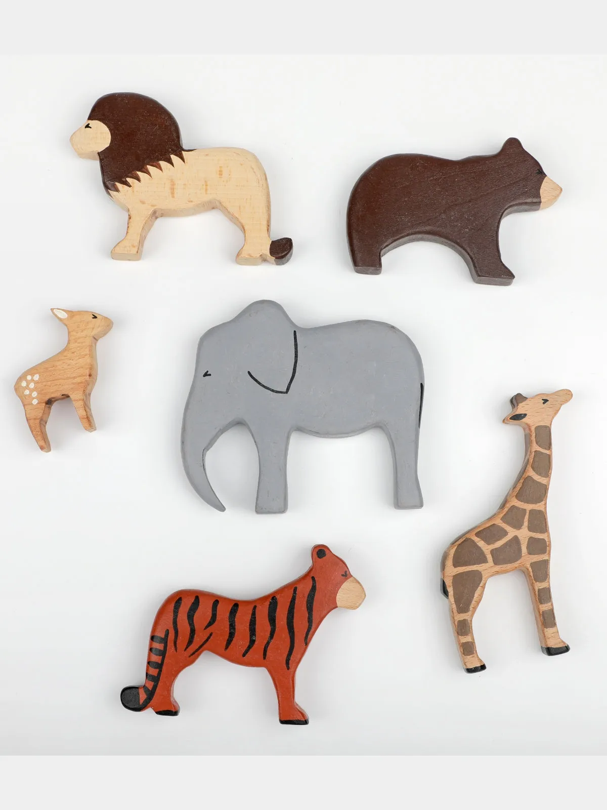 Birch Wild Animals Set of 6 - Combo 1