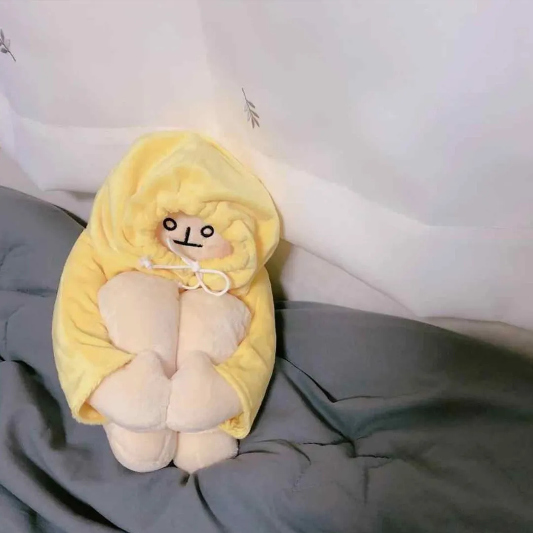 Cute Moody Banana Stuffed Toy Kawaii Plushies