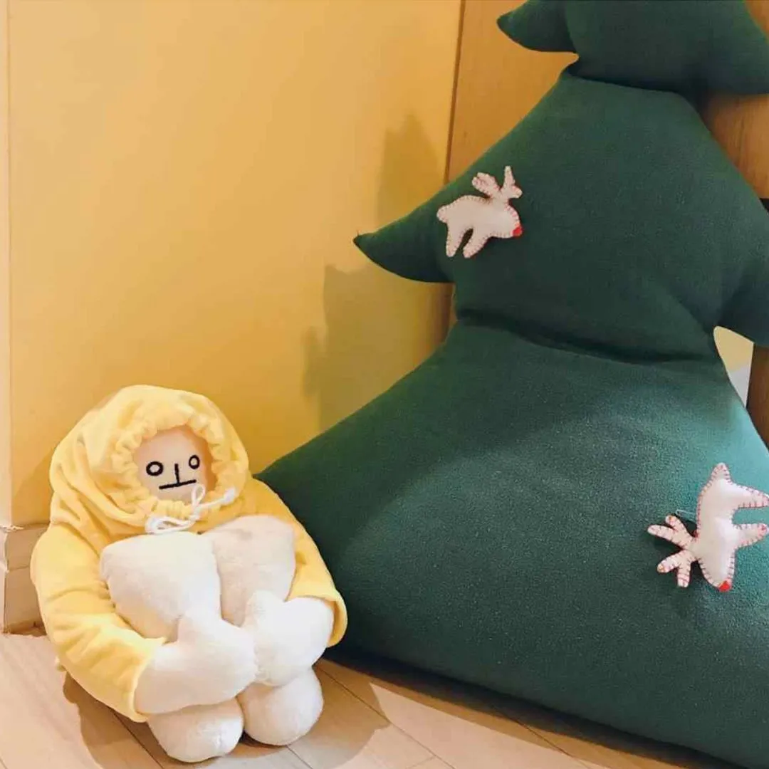 Cute Moody Banana Stuffed Toy Kawaii Plushies