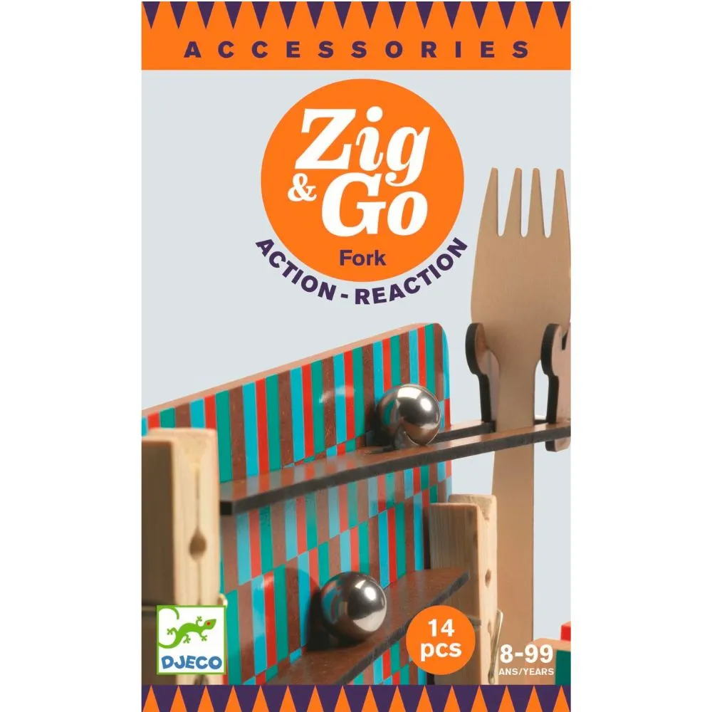 Djeco Zig & Go - Fork 14pcs