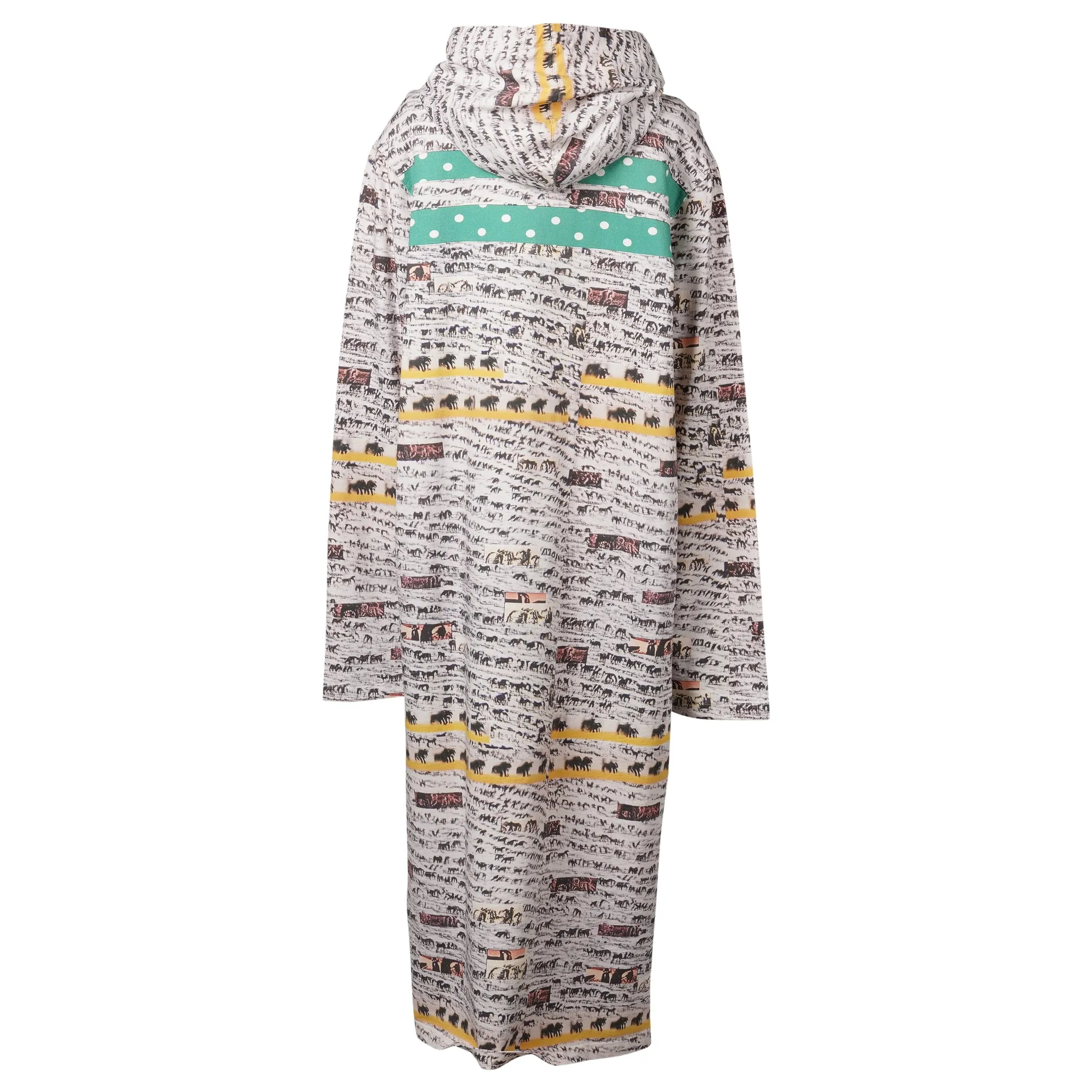 LONG TASILI HOODIE / TASILI POLKA
