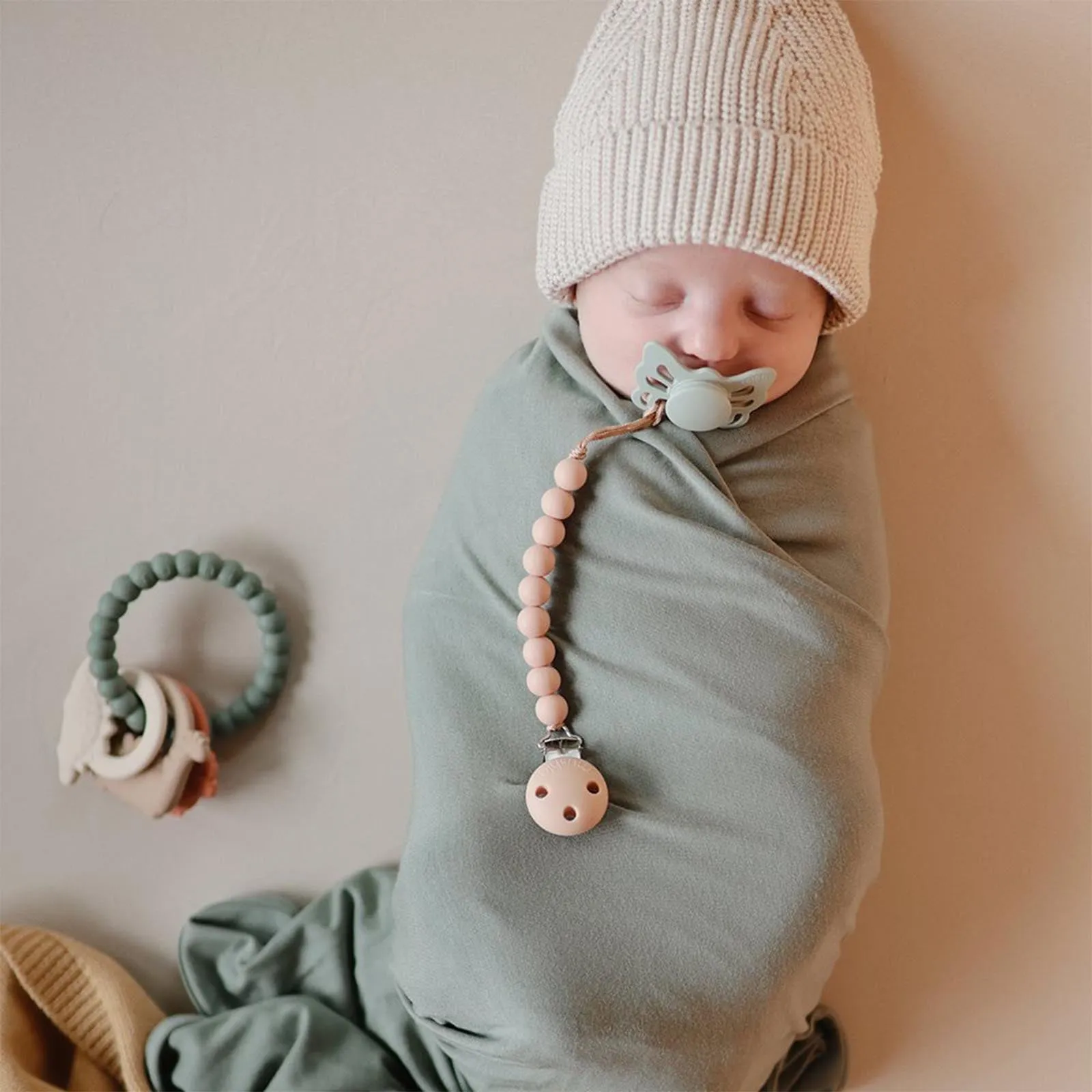Mushie Space Teething Ring