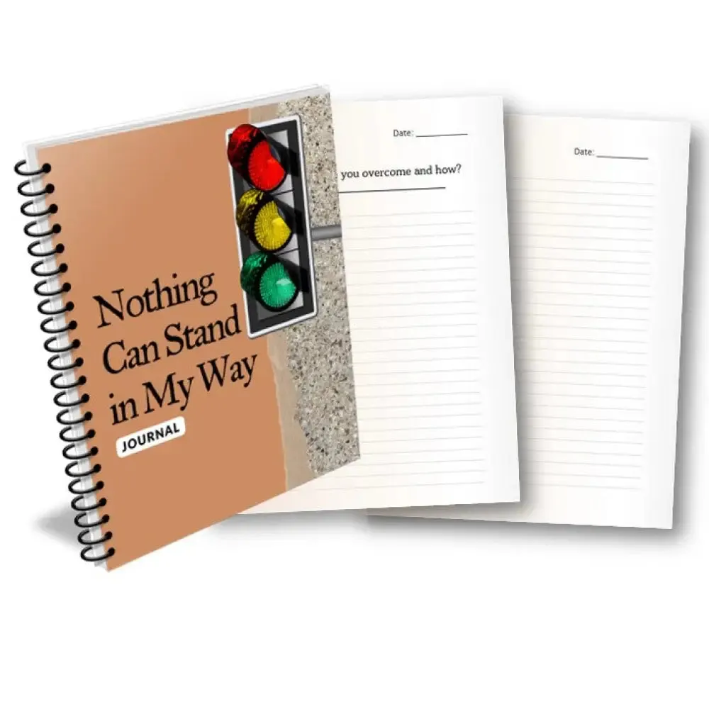 "Nothing Can Stand in My Way" Printable Journal with Private Label Rights
