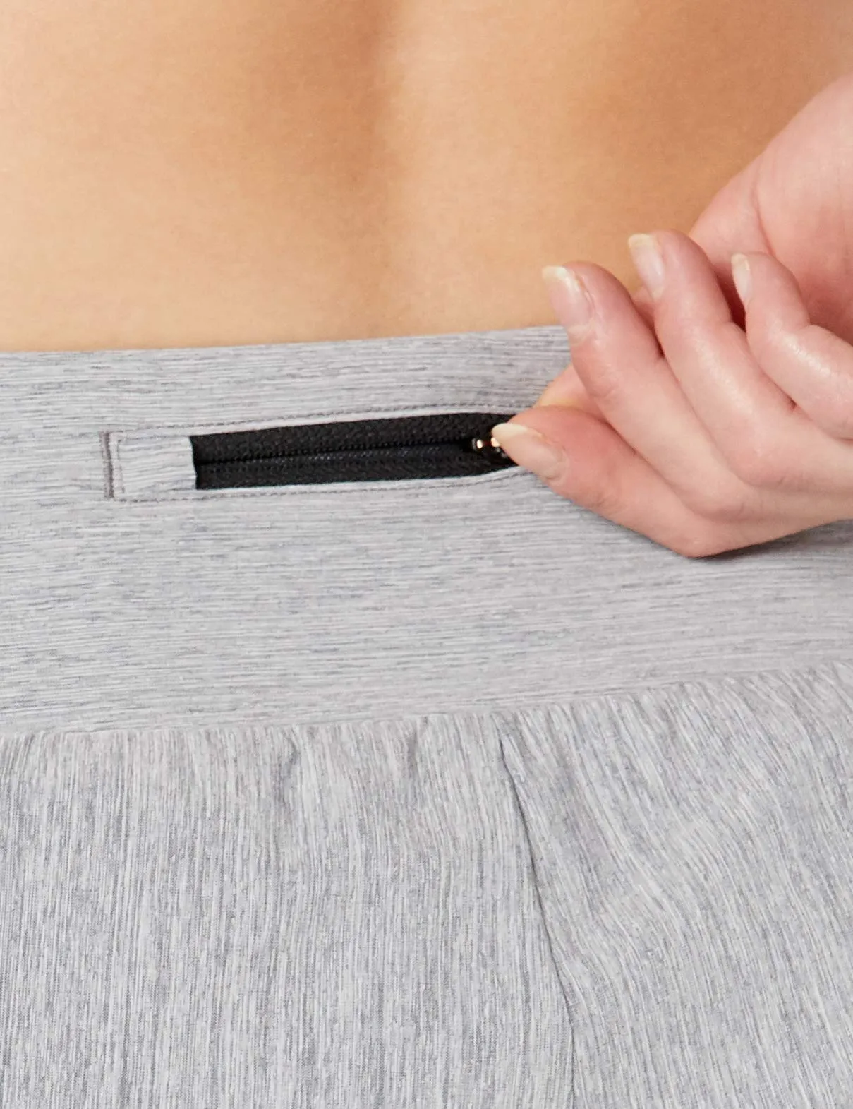 Short de Course Tiss Coupe Classique avec Ceinture Fronce