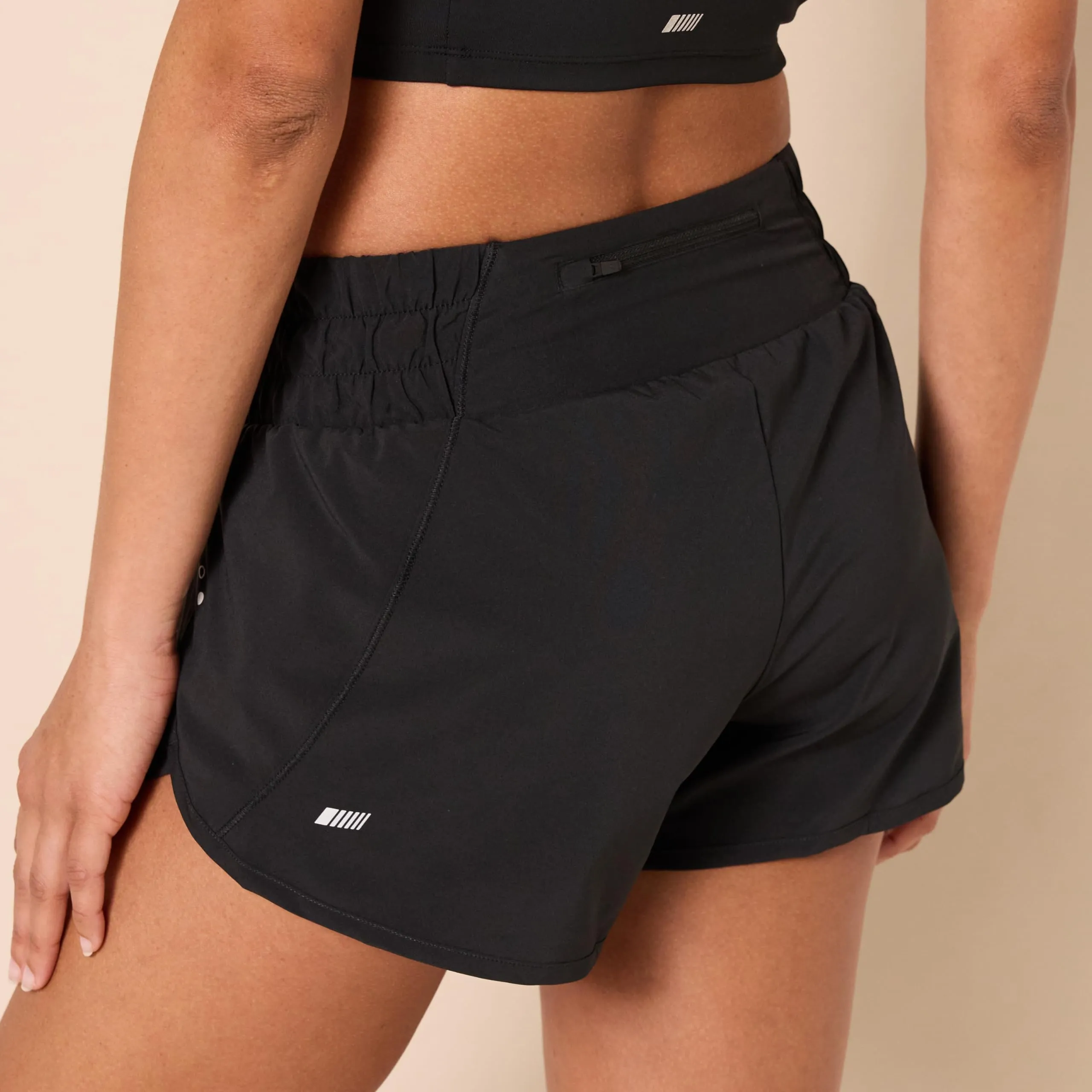 Short de Course Tiss Coupe Classique avec Ceinture Fronce