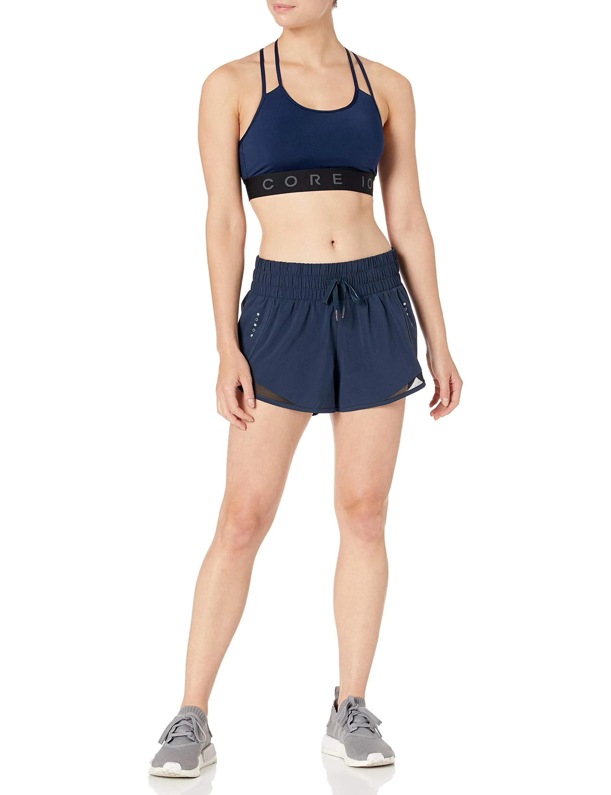 Short de Course Tiss Coupe Classique avec Ceinture Fronce